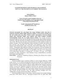 Pdf Analisis Ekonomi Usaha Budidaya Ikan Kerapu Di Pulau Tidung Kepulauan Seribu Dki Jakarta Ganang Sukma Academia Edu