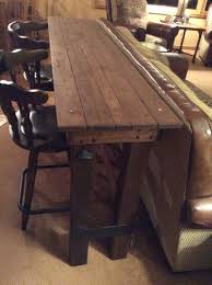 Bar Table I Made For Behind Couch Table Behind Couch Industrial Design Furniture Behind Couch