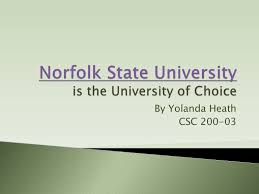 This scholarship is open to u.s. Norfolk State University