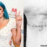 It is a matching tattoo with her mother that represents how fortunate they are to have each other. Halsey Serendipity Side Tattoo Steal Her Style