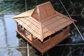 Salah satu yang laing dikenal adalah desain rumah adat bernama joglo. Cara Membuat Kerajinan Rumah Joglo Dari Stik Es Krim Rumah Joglo Limasan Work