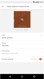 You can browse and search and sound and create. How Do I Upload Using The Soundcloud App Soundcloud Help Center