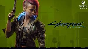 Cyberpunk 2077 Poster With Female V Xbox Style Xboxone