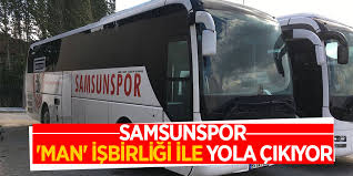 Kulübün kullanacağı yeni otobüs i̇stanbul'dan samsun'a getirilerek hizmete sunuldu. Samsunspor Man Isbirligi Ile Yola Cikiyor