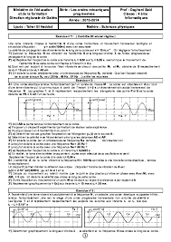 Onde progressive onde progressive unidimensionnelle (ou plane) : Observation Stroboscopique D Une Corde
