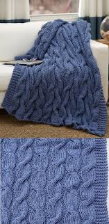 Check out our selection of blanket & afghan knitting & crochet patterns. 10 Free Chunky Cable Knit Blanket Pattern To Download Now