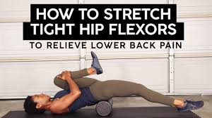 Tight hip flexors can also lead to injuries. How To Stretch Tight Hip Flexors To Relieve Lower Back Pain Youtube