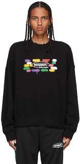 Palm Angels Black Missoni Edition Sport Sweatshirt Ssense