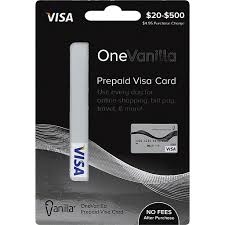 Visa reloadable cards are accepted anywhere with a visa logo. Visa Prepaid Card One Vanilla 20 500 Gift Cards Hugo S Family Marketplace