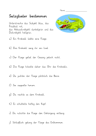 Satzglieder Bestimmen 4 Subjekt Pradikat Dativ Und Akkusativobjekt Mit Losungen Unterrichtsmaterial Im Fach Deutsch In 2020 Satzglieder Lernen Objekt