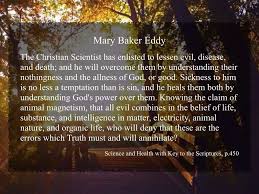 Mary Baker Eddy Quote Mary Baker Eddy Christian Science Christian