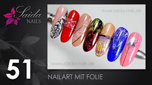 Lernen auch sie nailart mit saida in straubing! Nailart Mit Folie Foil Nail Designs Saida Nails Nailart Youtube