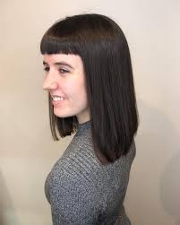 The hair is on the shorter side of medium and has cool spiky edges in all directions which show that you are. 53 Popular Medium Length Hairstyles With Bangs In 2020
