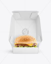 Download Burger In Box Mockup In Box Mockups On Yellow Images Object Mockups Yellowimages Mockups