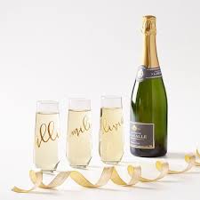 Celebrate your special occasion in style with exquisite glass flutes. Personalized Stemless Champagne Flutes Mark And Graham