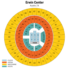 frank erwin center austin tickets schedule seating