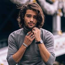 Helios Drake 355 And Apart Of The Vampire Clan Daeva He Is A Silent But Fairly Romantic Cha Long Hair Styles Men Medium Length Hair Styles Chin Length Hair