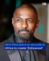 Famous movie star Idris Elba speaks