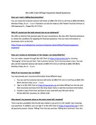 fillable online my ujnc chart billing frequently asked