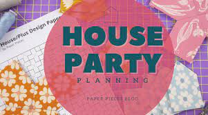 House Party Planning Paper Pieces