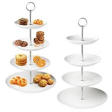Methods 2 bits and pieces stand 3 cake stand cupcake tier a cupcake stand is the ideal way to hold many cupcakes at once, perfect for weddings, dinner. Ceramic Round 4 Tier Cupcake Stand For Bakery Rs 7000 Unit Baker S Paradise Id 21141294530