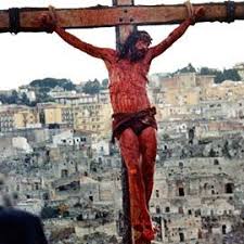 When jesus was on the cross was he really pierced with a soldier's spear, causing the sudden release of a large amount of blood and fluids? Our Savior Jesus Dies Christ Jesus