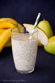 Pear Banana Smoothie Sweet And Savory By Shinee Smoothie Recipes Healthy Banana Smoothie Banana Smoothie Recipe