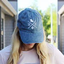 Louisiana Founded 1812 Strapback Dad Hat Dad Hats Baton Rouge Louisiana Louisiana