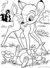 Bambi Disegno Da Colorare N3