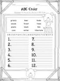 3 Spring Alphabetical Order Downloads For First Grade Abc Order Worksheet Alphabetical Order Worksheets Abc Order