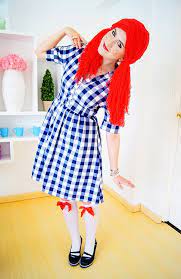 The Joy Of Fashion Diy Halloween Costume Rag Doll Doll Halloween Costume Rag Doll Costume Easy Homemade Halloween Costumes