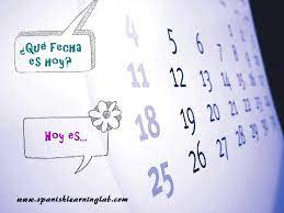 Pin By Spanish Learning Lab On Spanish Lessons Learning Spanish Date In Spanish Learning Spanish Notes