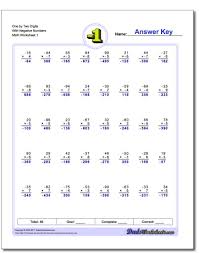 These Negative Numbers Worksheets Will Have Your Kids Working With Positive And Negative Numbers Worksheet Subtraction Worksheets Subtracting Negative Numbers