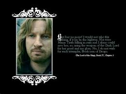 I think it's an important point of his character (faramir). Faramir Quotes Quotesgram
