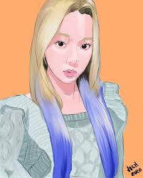 Kpop juice is a site that summarizes various information about kpop. Ricksstar Paints Aespa Winter Fanart 3