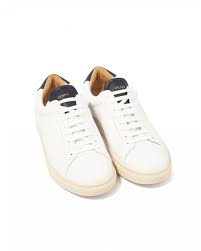 Mens Apla Nappa Leather Trainers Off White Sneakers