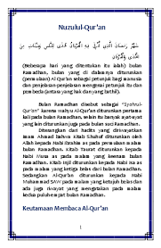 Nuzulul quran menjadi salah satu peringatan terpenting dalam sejarah agama islam. Doc Nuzulul Quran Edited Yazid Aljohani Academia Edu
