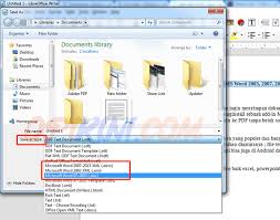 Cara Menyimpan Libreoffice Writer Sebagai Ms Word 2003 2007 2013 Doc Docx Opikini
