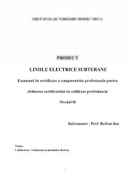 Instalarea directă a cablurilor subterane. Privilegiat Implica Precoce Pozarea Cablurilor Electrice Subterane Proprint Ro