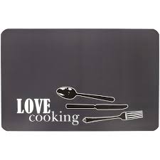 Table repas rectangulaire en chêne massif plateau béton ciré 180 x 90 x 76 cm. Set De Table Design Beton Cire Imprime Love Cooking Gris Achat Vente Set De Table Bientot Le Black Friday Cdiscount