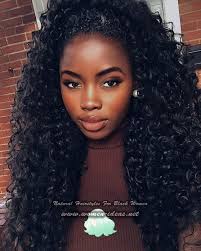 Beautiful woman with long black curly hair. 18 Natural Curly Hairstyles For Black Women Womens Ideas