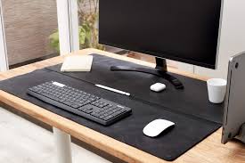 Desk pads & blotters serve a couple uses. Desk Pad Custom Size Organizer Blotter Black By Capra Leather