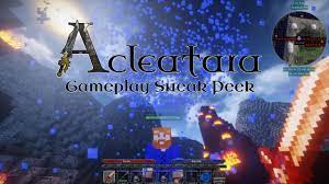 11,998 online minecraft servers and found the best servers for you. Minecraft Acleatara Gameplay Mmorpg Server Project Youtube