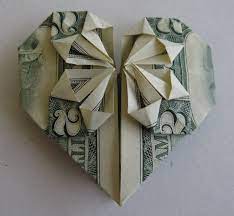Pockets Of Inspiration February 2011 Money Origami Money Gift Origami Heart
