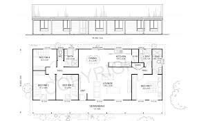 In addition to the larger number of bedrooms, some of these models include attractive amenities that will be appreciated by a larger family: Sandford 4 Bed Steel Frame Floor Plan Met Kit Homes