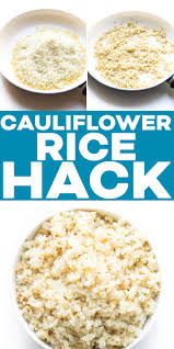 It tastes way better and the. Cauliflower Rice Hack Tastes Lovely