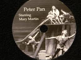 1955 Nbc Presented Peter Pan Starring Mary Martin And Cyril Ritchard First Broadway Musical On Nbc Black And White Mary Martin Theatre Poster Peter Pan