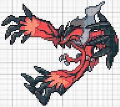 Последние твиты от pokemon pixel art (@pokemonpixelart). Yveltal Pokemon Pixel Art Pattern In 2021 Pixel Art Pokemon Pixel Art Grid Pixel Art