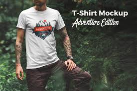 T Shirt Mockup Adventure Edition In 2020 Shirt Mockup Tshirt Mockup Clothing Mockup