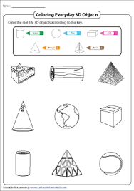 We may earn commission on some of the items you choose to buy. 3d Shapes In Real Life Worksheets